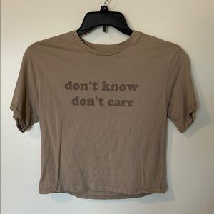 Relaxed Fit Tan graphic Tee